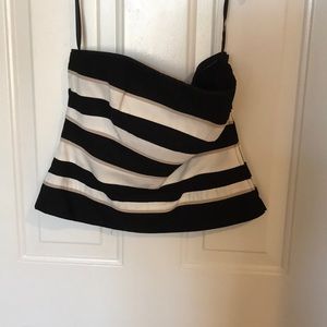 Striped WHBM Tube Top